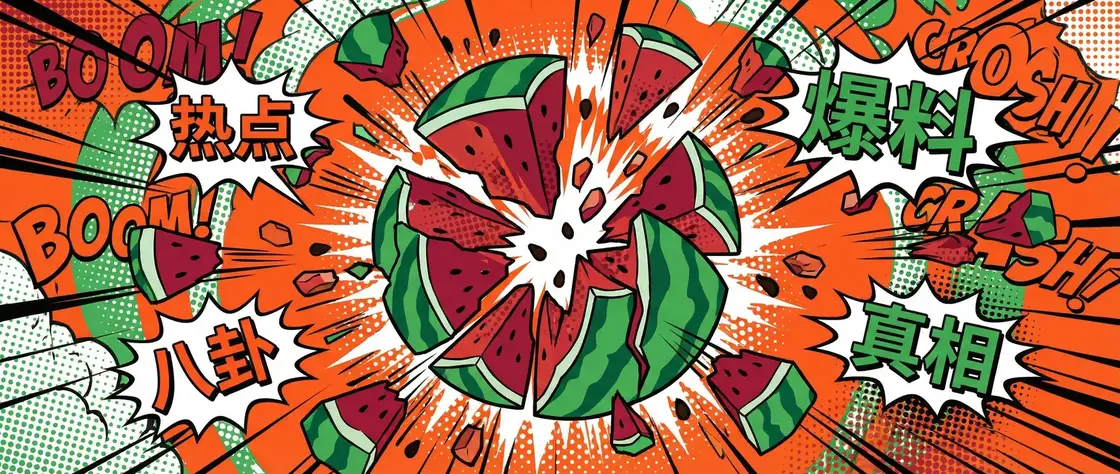 海瑞严嵩 今日头瓜爆炸漫画横幅